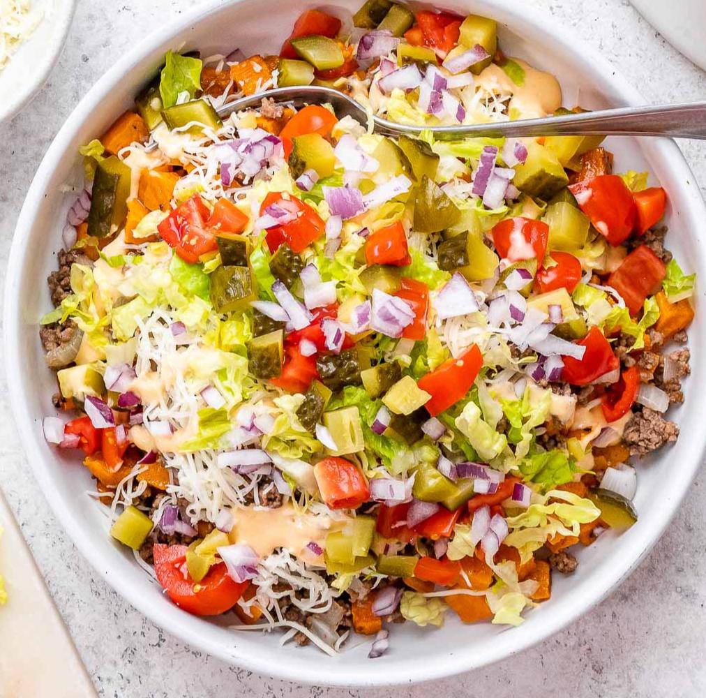 Sweet Potato Bowl with Lean Ground Chicken