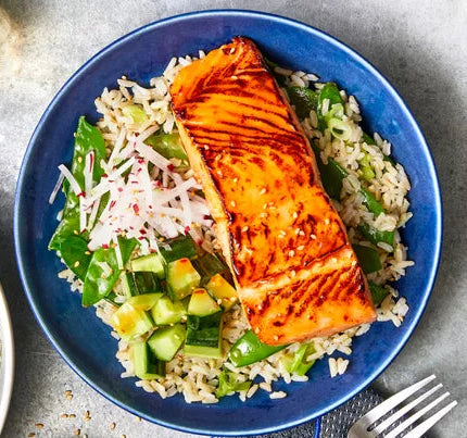 Sweet & Spicy Salmon Bowl