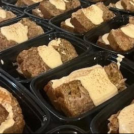 Pumpkin Banana Bread Protein Stuffed French Toast (2 slices)- GF