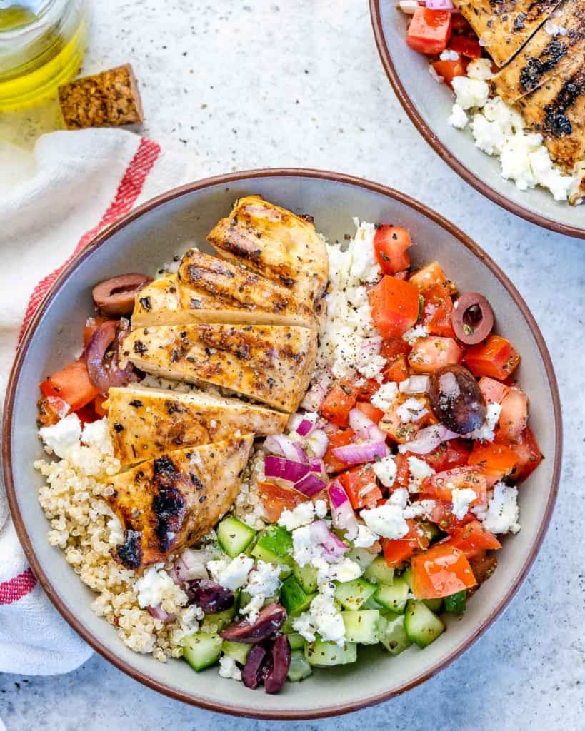 Greek Chicken Bowl with our ownTzaziki Sauce