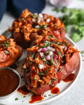 Chipotle Steak Stuffed Sweet Potato