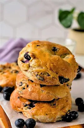 Blueberry Protein Bagel
