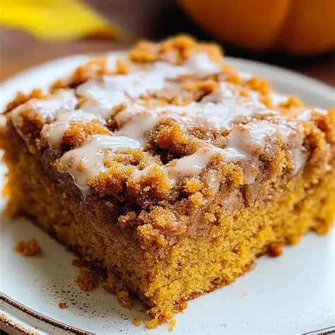 Pumpkin Protein Coffee Cake