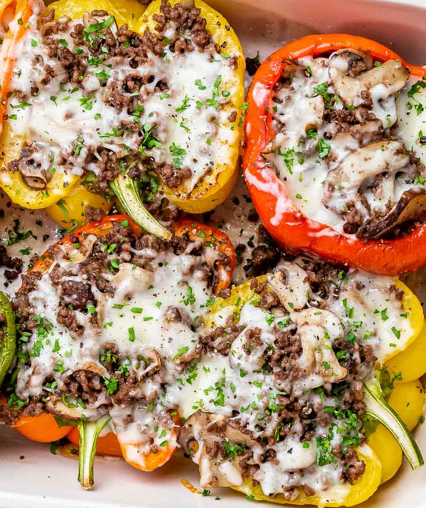 Philly Cheese Steak Stuffed Peppers