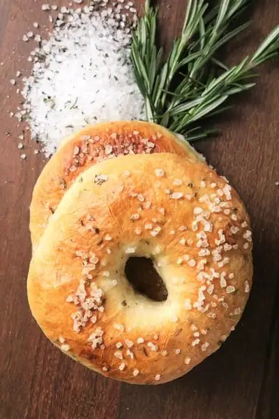 Rosemary Sea Salt Protein Bagel