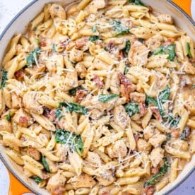 Creamy Tuscan Chicken Pasta (Gluten Free)