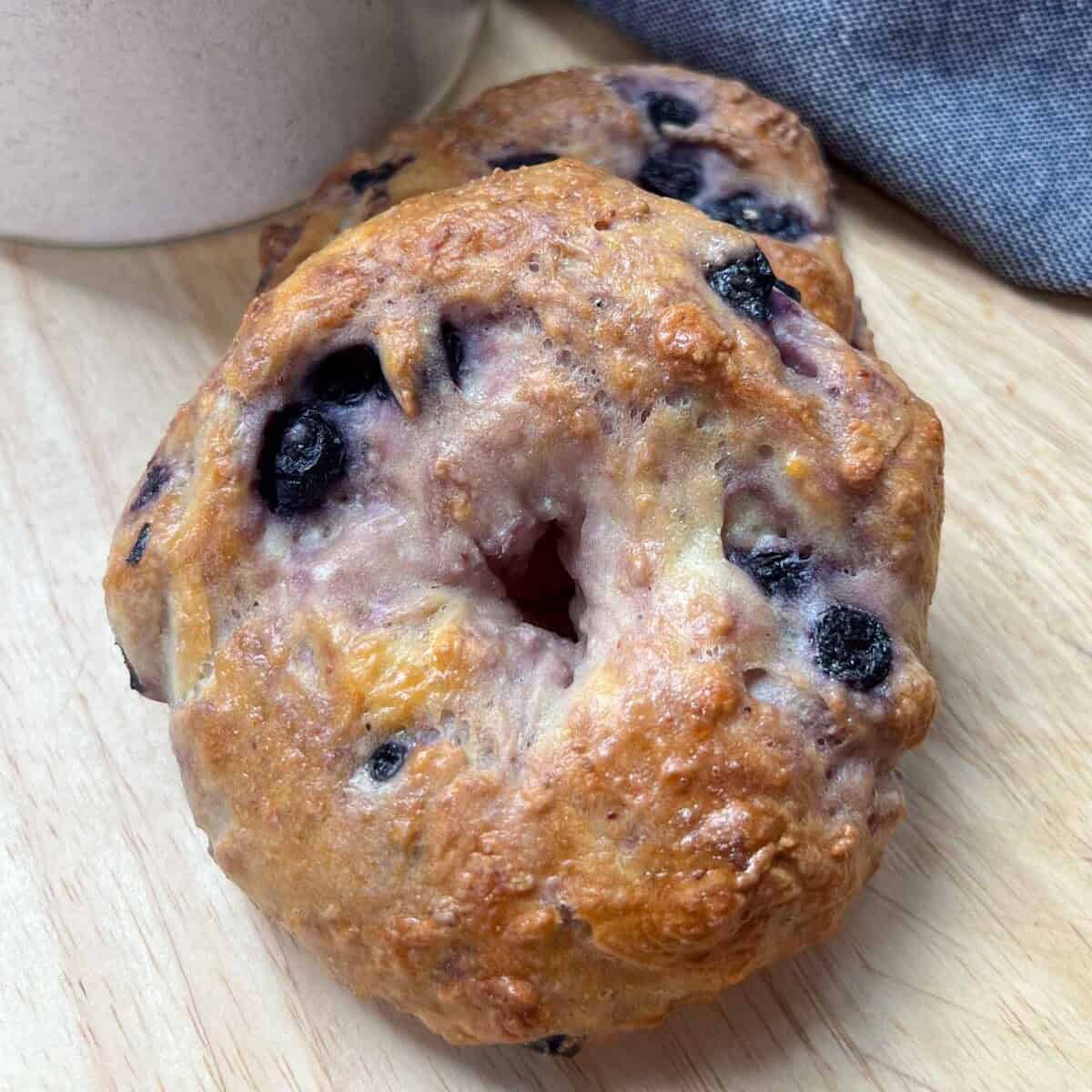 Blueberry Protein Bagel