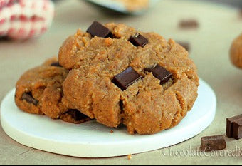 Peanut Better Gingerbread Chocolate Chip Protein Cookies! (2 larger cookies per order)