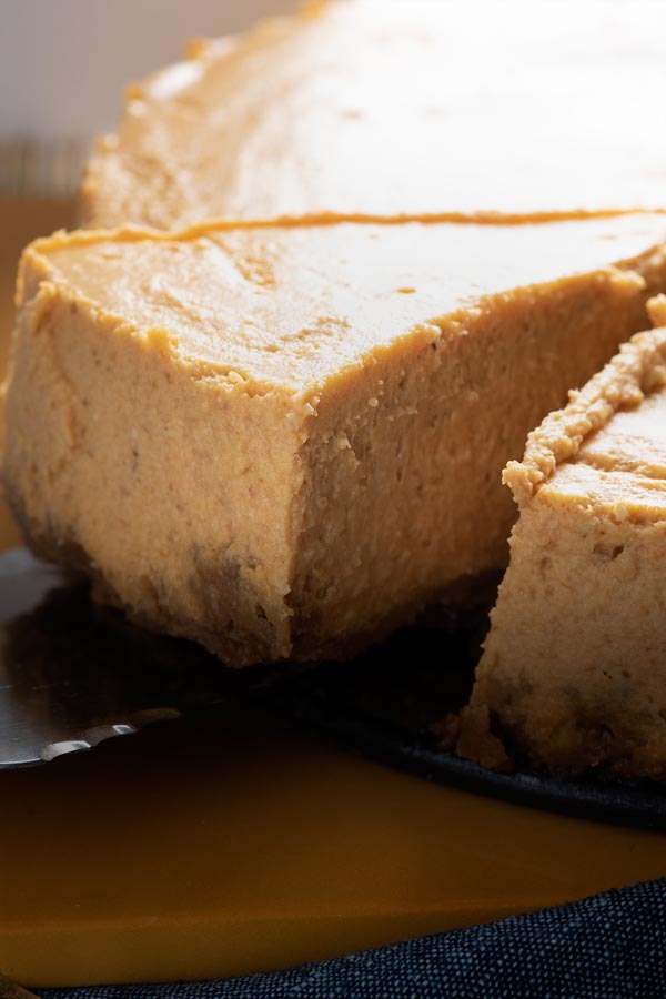Protein Pumpkin Cheesecakes! (In pie form)