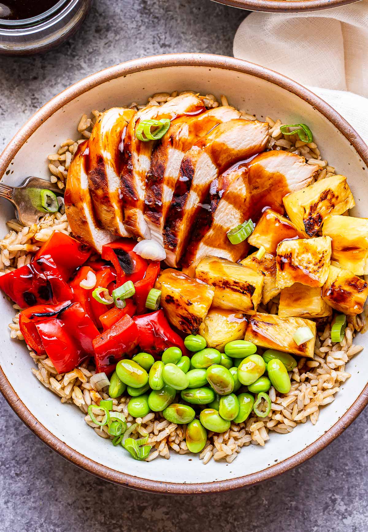 Teriyaki Chicken Bowl over Brown Rice