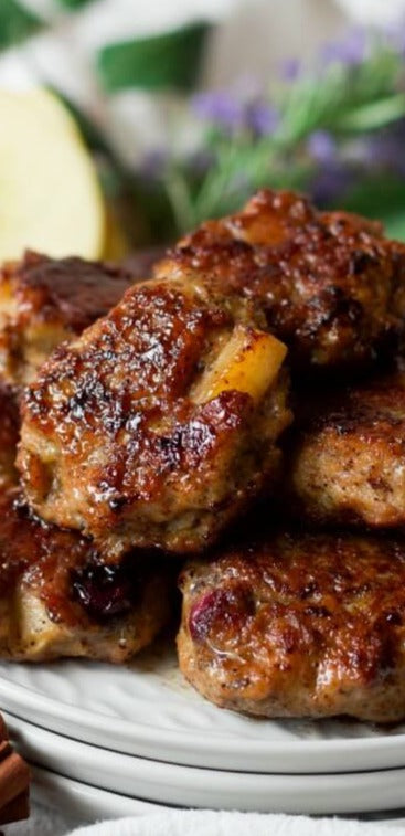 Healthy Breakfast Strada with Apple Chicken Sausage