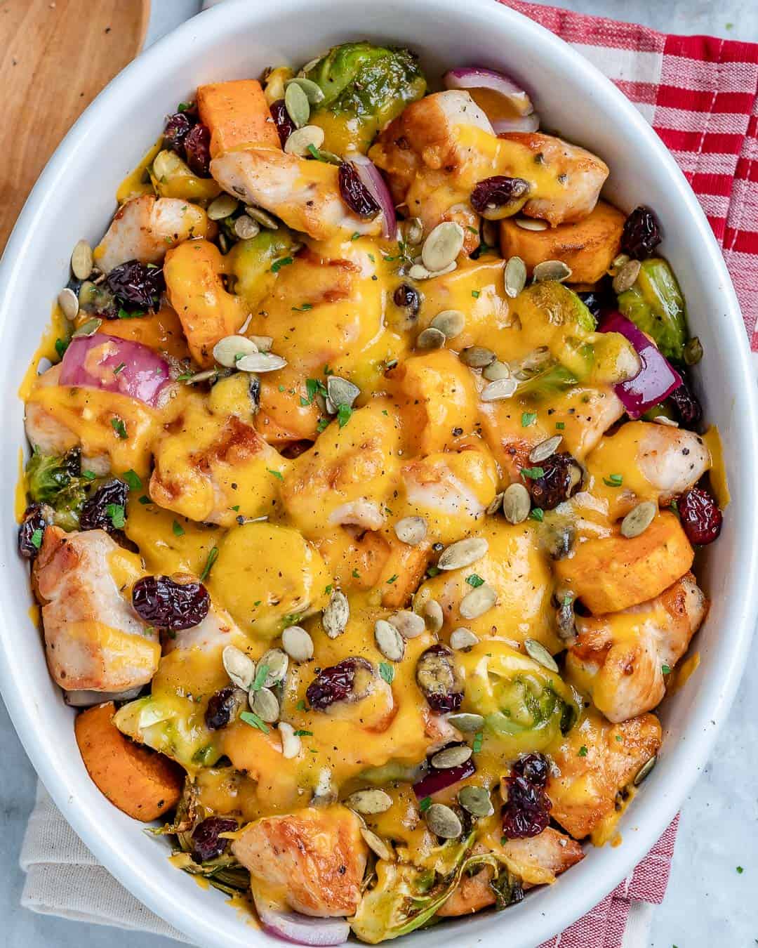 Harvest Chicken Casserole (Can be vegetarian/is Gluten Free)