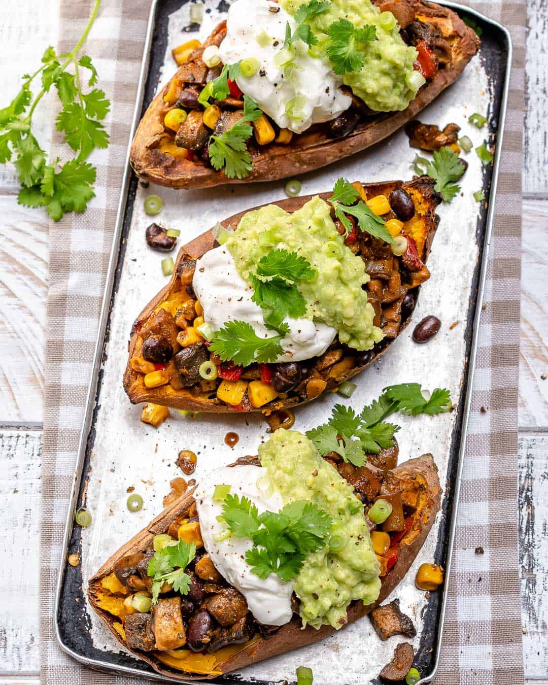 Mexican Stuffed Sweet Potatoes