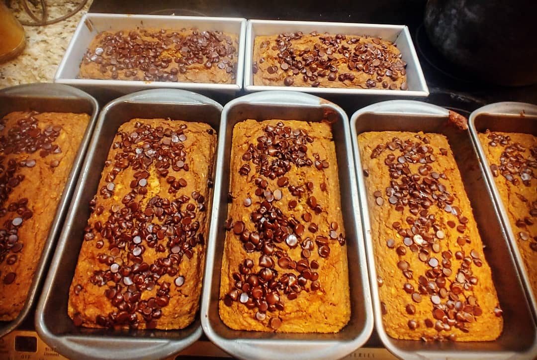 Protein Pumpkin Banana Bread