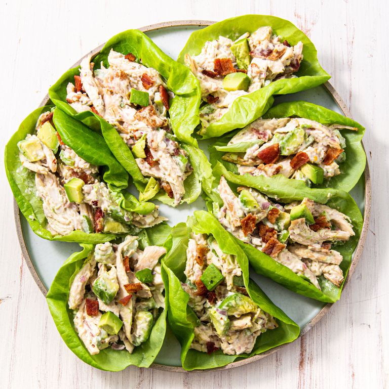 Healthy Chicken Salad Sandwich with Protein Everything Bagel!! (Bagel served on the side:)) (Gluten Free)