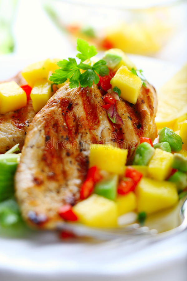 ProPortions - Pork Tenderloin topped with Mango Salsa (can sub chicken breast) 4 ounce