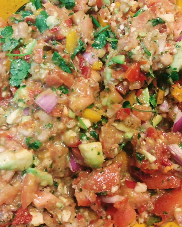 Protein Pita Chips with greek yogurt ranch dip OR guacamole salsa