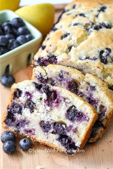 Lemon Blueberry Zucchini Protein Bread