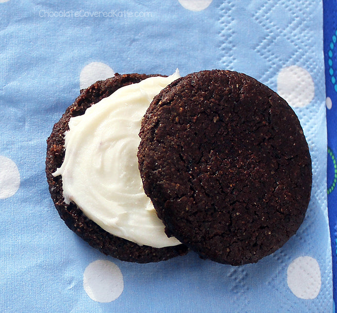Protein Oreo Cookie (1 large-like a small whoopie pie:))