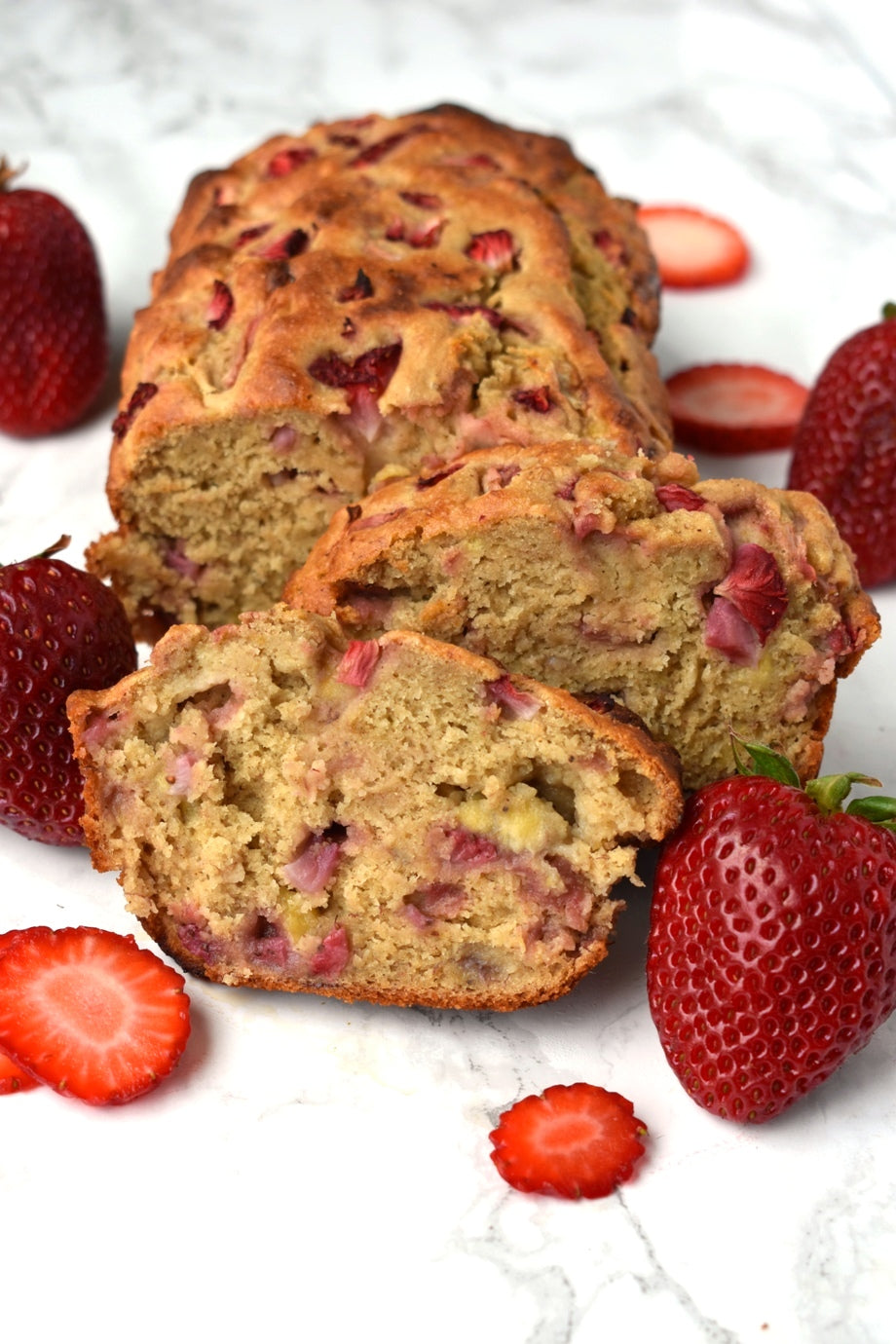 Strawberry Banana Protein Bread