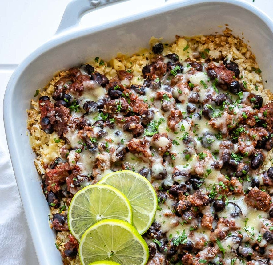 Cauliflower Taco Casserole